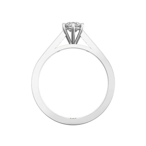 An additional view of the 0.30 ct Pristine Classic Solitaire Diamond Engagement Ring
