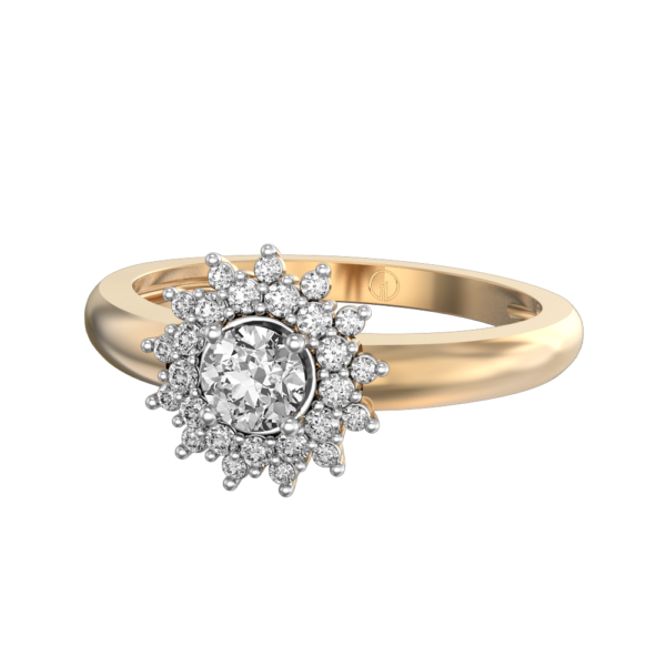 View of the 0.30 ct Star of Bethlehem Solitaire Diamond Engagement Ring in close up