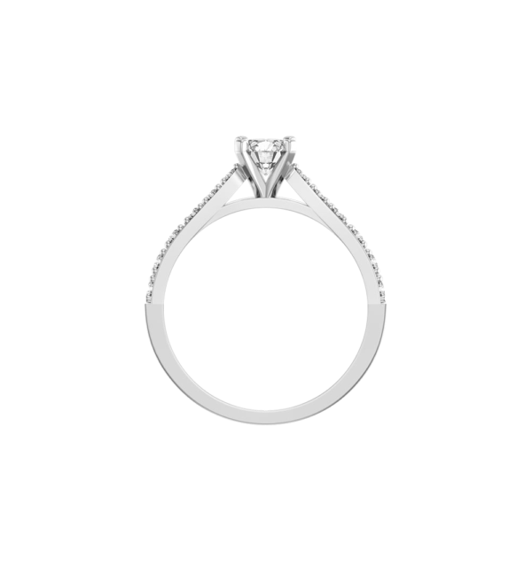 An additional view of the 0.40 Ct Amaranthine Love Solitaire Diamond Engagement Ring