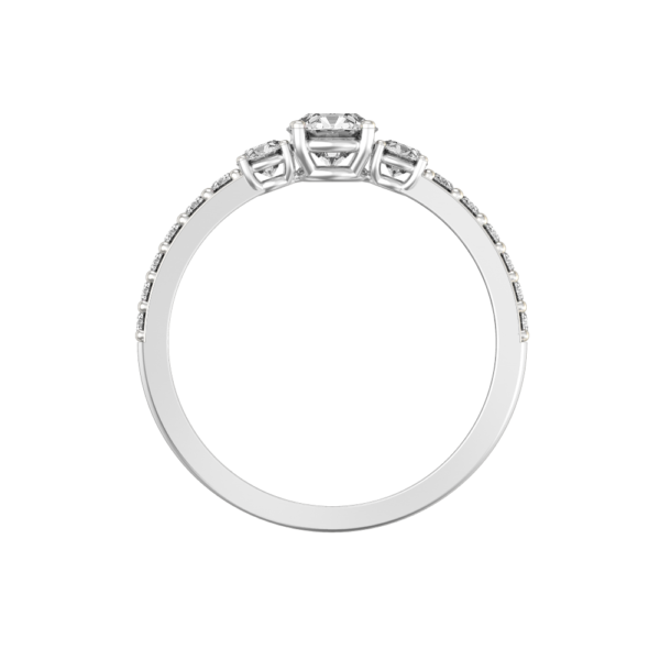 An additional view of the 0.40 Ct Enchantments Forever Solitaire Diamond Engagement Ring