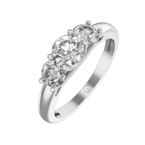 0.40 ct Alexa Solitaire Diamond Engagement Ring made from VVS EF diamond quality with 1.02 carat diamonds