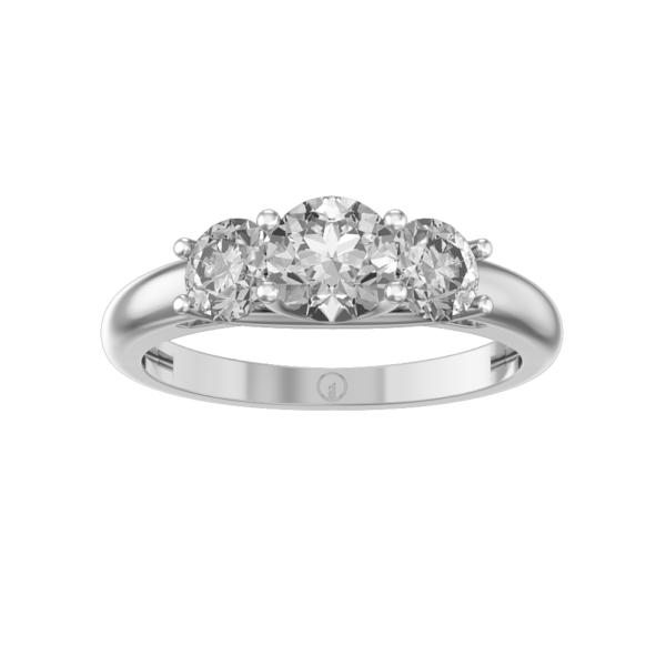 View of the 0.40 ct Alexa Solitaire Diamond Engagement Ring in close up