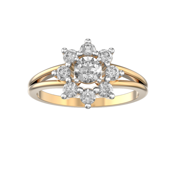 View of the 0.40 ct Cassandra Solitaire Diamond Engagement Ring in close up
