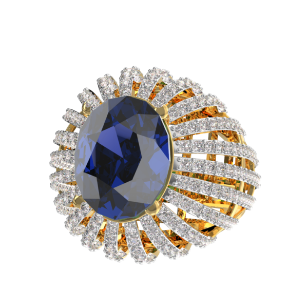 Azure Radiance Diamond Ring made from VVS EF diamond quality with 1.58 carat diamonds