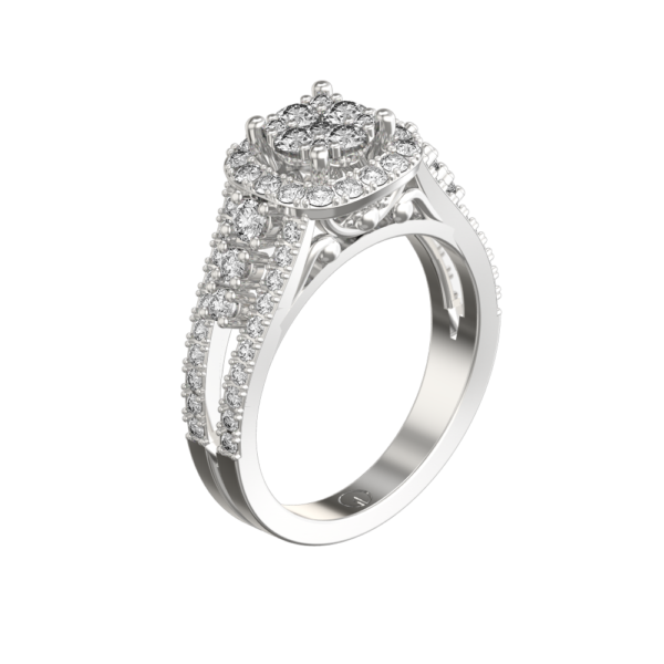 Benevolent Baroness Diamond Ring made from VVS EF diamond quality with 1.04 carat diamonds