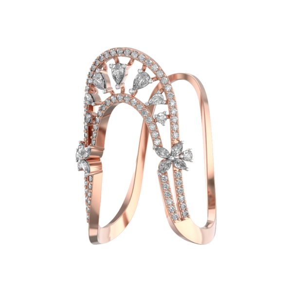 An additional view of the Bespoken Beauty Vanki Diamond Ring