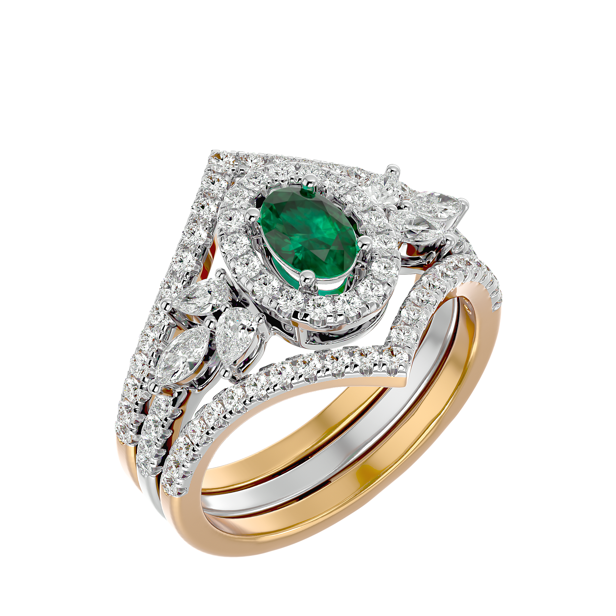 Breathtaking Beauty Diamond Ring made from VVS EF diamond quality with 0.91 carat diamonds