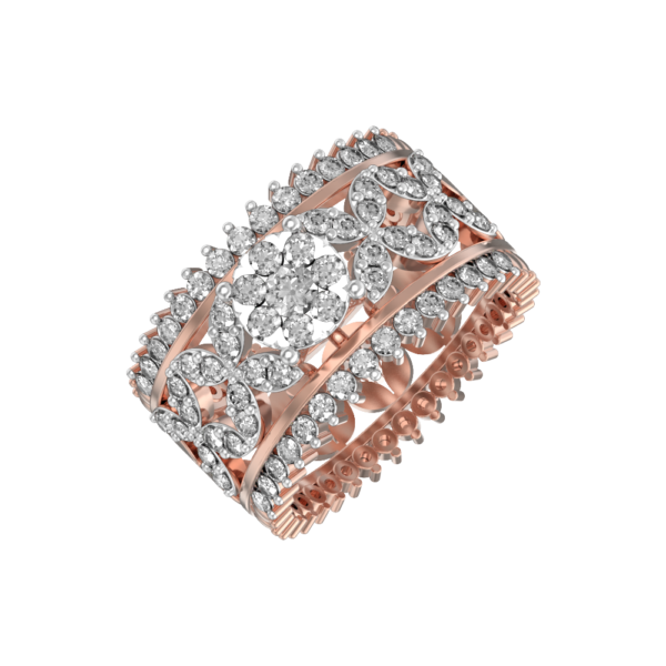 Breathtaking Spell Diamond Ring made from VVS EF diamond quality with 1.14 carat diamonds