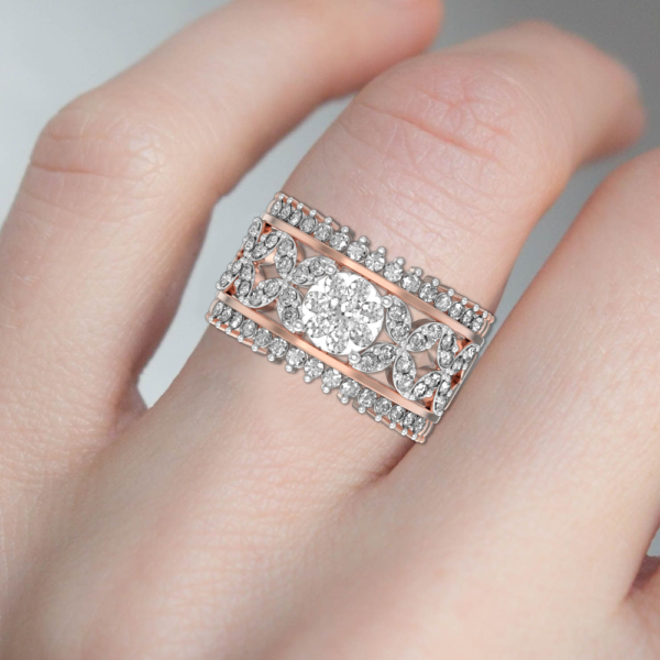Human wearing the Breathtaking Spell Diamond Ring
