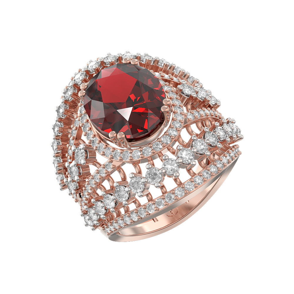 Fiery Fascinations Diamond Ring made from VVS EF diamond quality with 1.91 carat diamonds