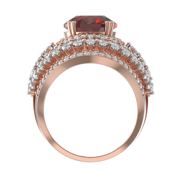 An additional view of the Fiery Fascinations Diamond Ring