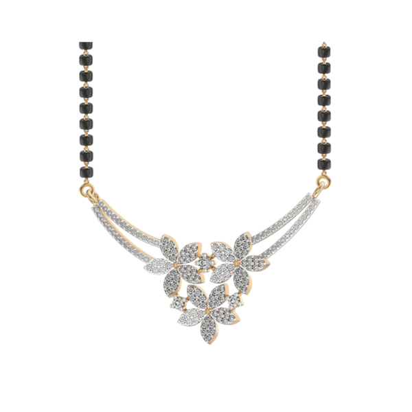 Forever Yours Diamond Mangalsutra made from VVS EF diamond quality with 0.87 carat diamonds