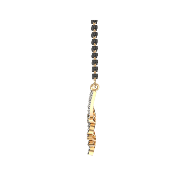 An additional view of the Forever Yours Diamond Mangalsutra