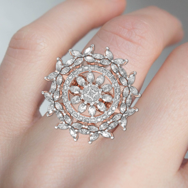 Human wearing the Grandiose Gorgeousness Diamond Ring