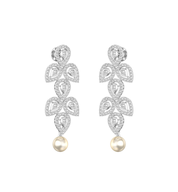 Joyous Luster Diamond Earrings made from VVS EF diamond quality with 2.12 carat diamonds