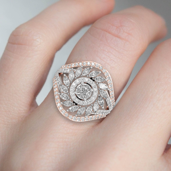 Human wearing the Marvellous Mesmerizations Diamond Ring