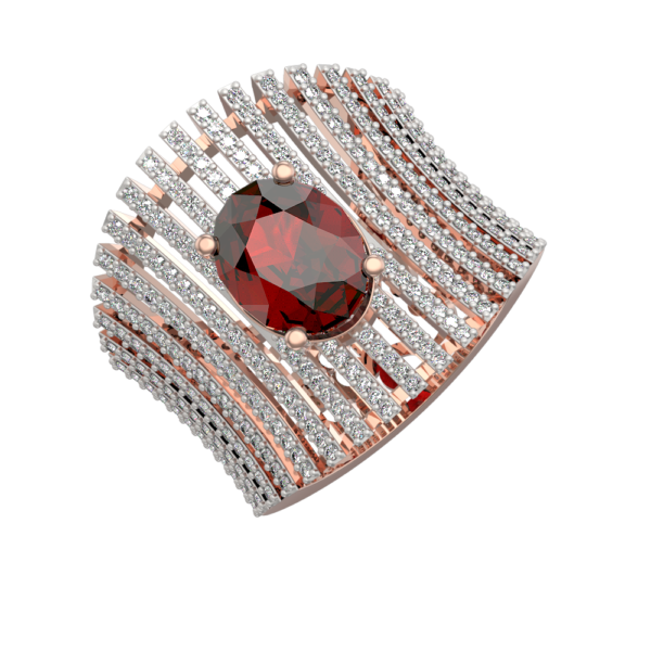 Matriarch Grandiose Diamond Ring made from VVS EF diamond quality with 0.89 carat diamonds