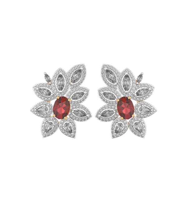An additional view of the Mesmerizing Marquise Diamond Earrings