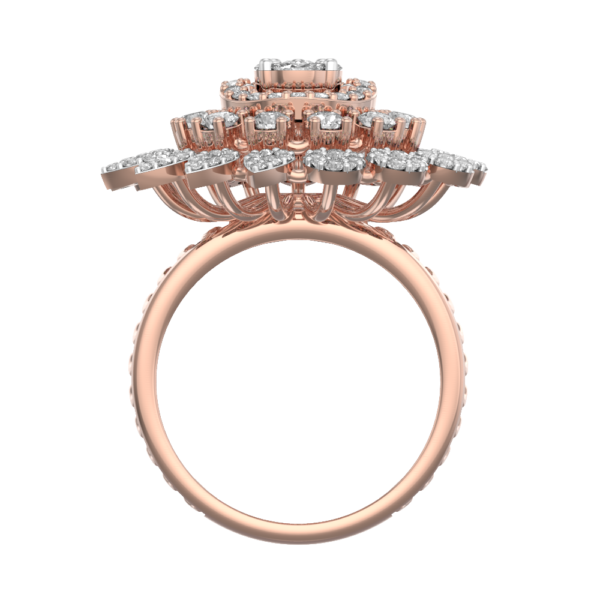 An additional view of the Ornamental Opulence Diamond Ring