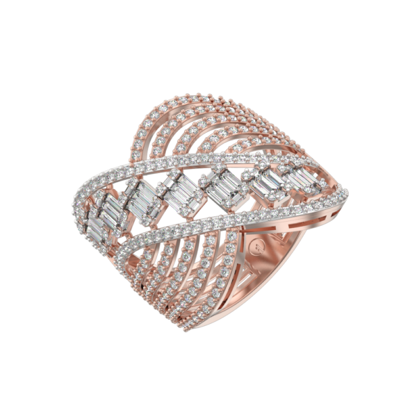 Regal Resplendence Diamond Ring made from VVS EF diamond quality with 1.68 carat diamonds