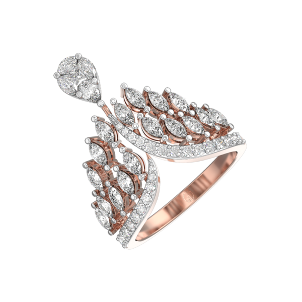 Royal Crown Diamond Ring made from VVS EF diamond quality with 1.18 carat diamonds