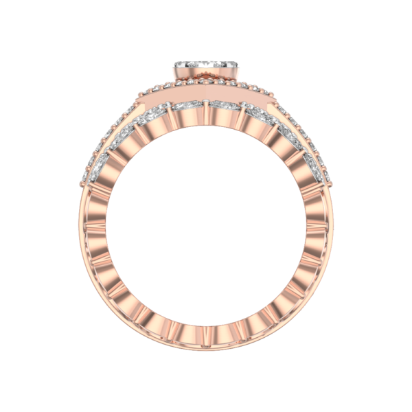 An additional view of the Royal Memoir Diamond Ring