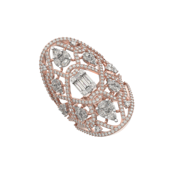 Sensational Symphony Diamond Ring made from VVS EF diamond quality with 2.63 carat diamonds