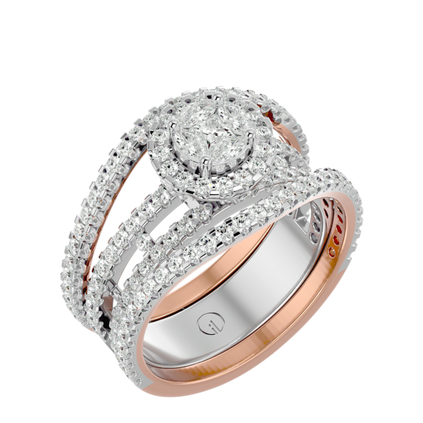 Splendid Appeal Solitaire Illusion Diamond Ring made from VVS EF diamond quality with 1.6 carat diamonds