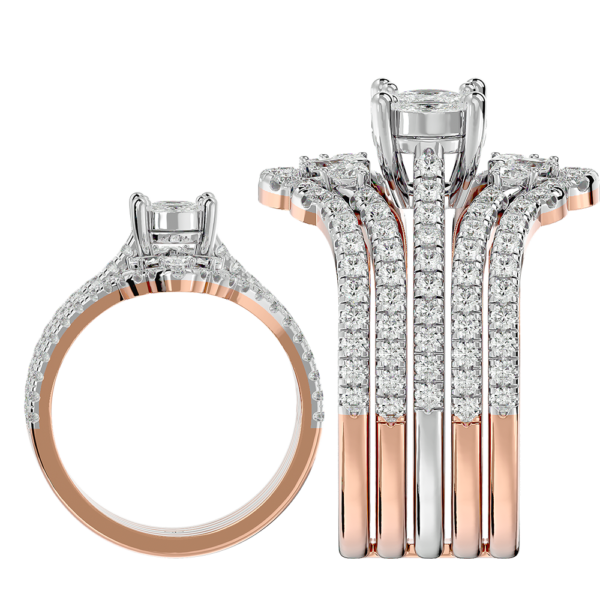 An additional view of the Splendid Sparkle Solitaire Illusion Diamond Ring