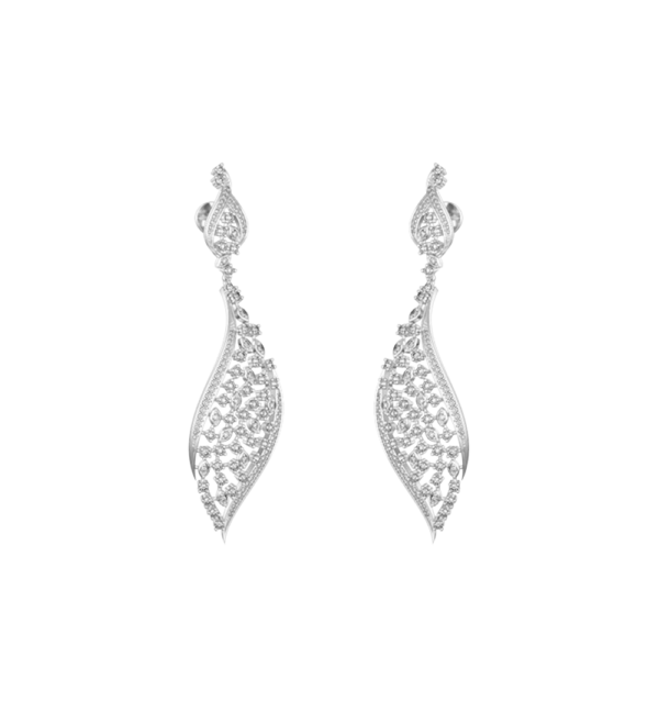 Suave Secrets Diamond Earrings made from VVS EF diamond quality with 3.11 carat diamonds