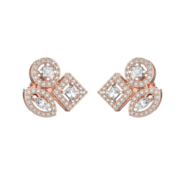 Cosset Dazzles Diamond Earrings made from VVS EF diamond quality with 1.06 carat diamonds