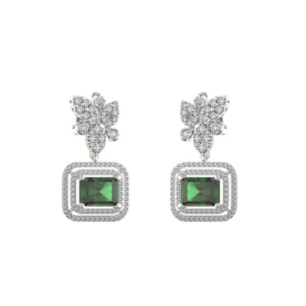 Ethereal Euterpe Diamond Earrings made from VVS EF diamond quality with 1.54 carat diamonds