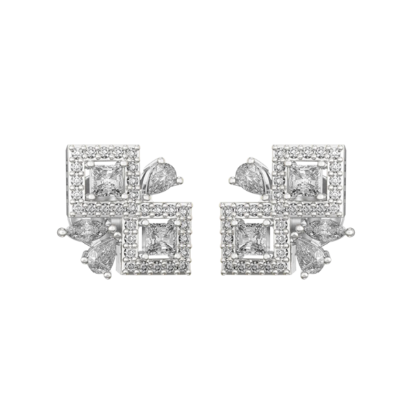 Voguish Diva Diamond Earrings made from VVS EF diamond quality with 1.31 carat diamonds
