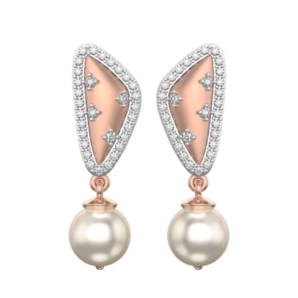 Attractive Angles Diamond Earrings