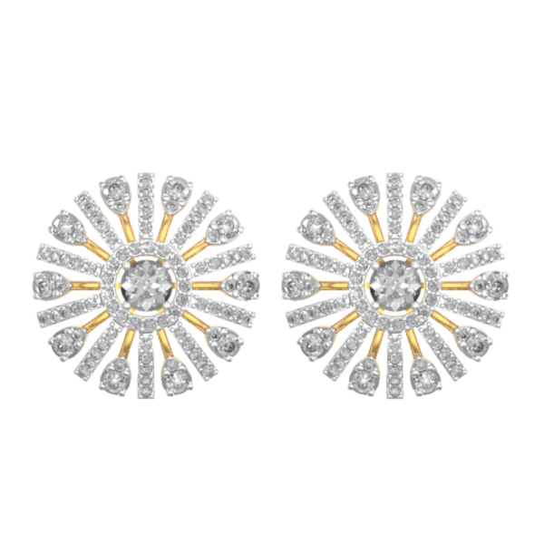 Beaming Rays Diamond Earrings