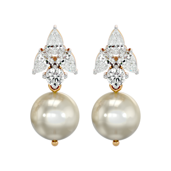 Bougainvillea Beauty Diamond Earrings