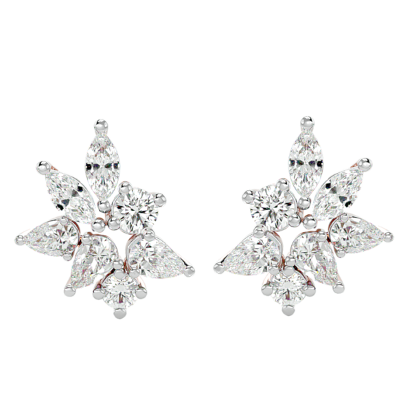 Serene Scintillations Diamond Earrings