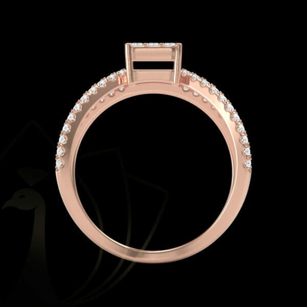 Human wearing the Effervescent Radiance Diamond Ring