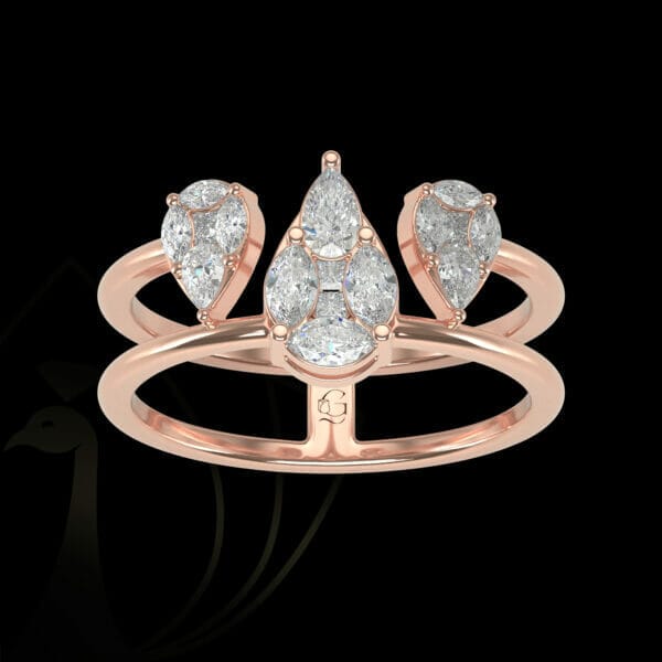 Glorious Dazzle Diamond Ring from our exclusive Gulz Collection
