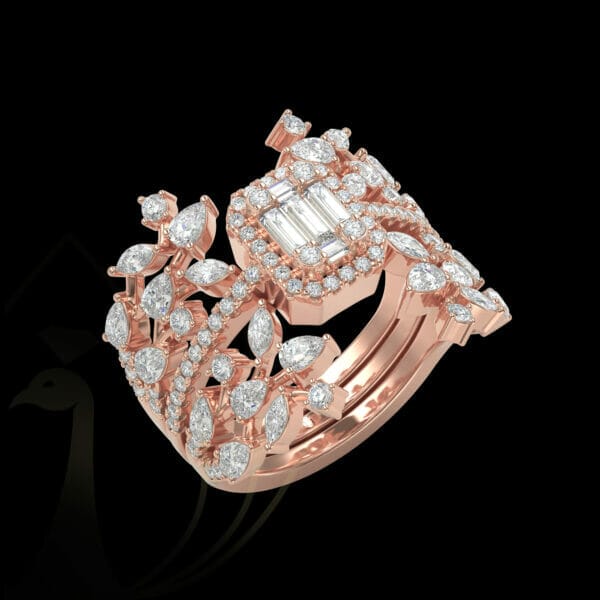 Human wearing the Outstanding Opulence Diamond Ring