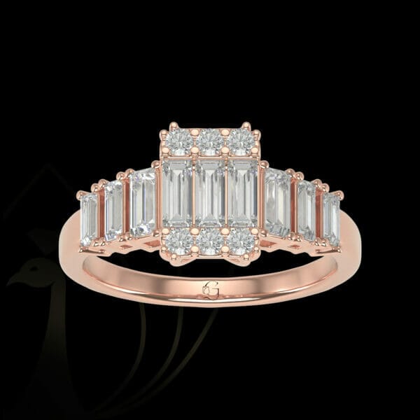 Sparkling Glamour Diamond Ring from our exclusive Gulz Collection