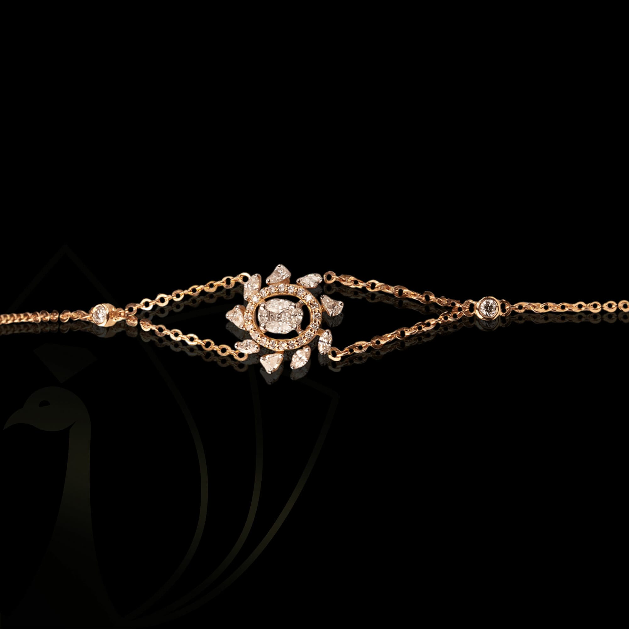 Sunflower Dazzle Diamond Bracelet from our exclusive Gulz Collection