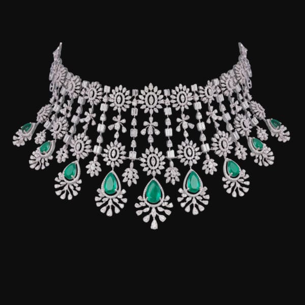Charming Diva Diamond Choker Necklace