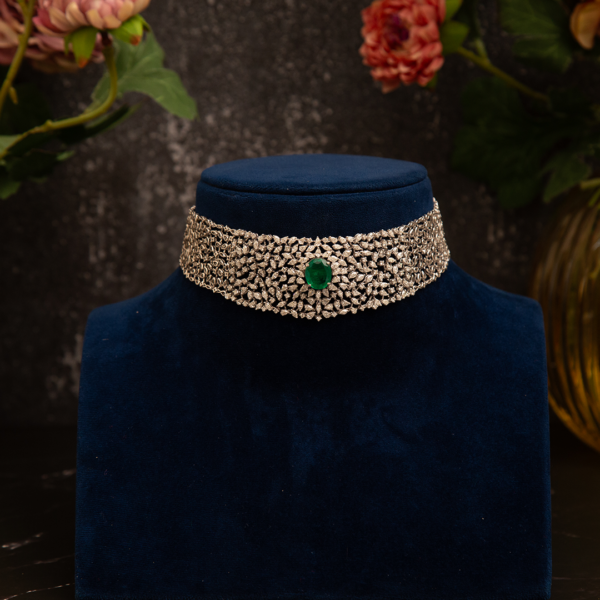 Regal Elegance Diamond Choker Necklace